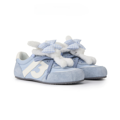 Bear Plush Casual Sneakers