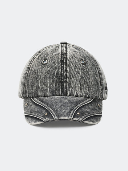 SMFK Compass Storm Garden Cross Denim Baseball Cap