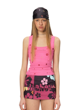 Glitter Polka Dot Ribbed Tank Top NeverMore