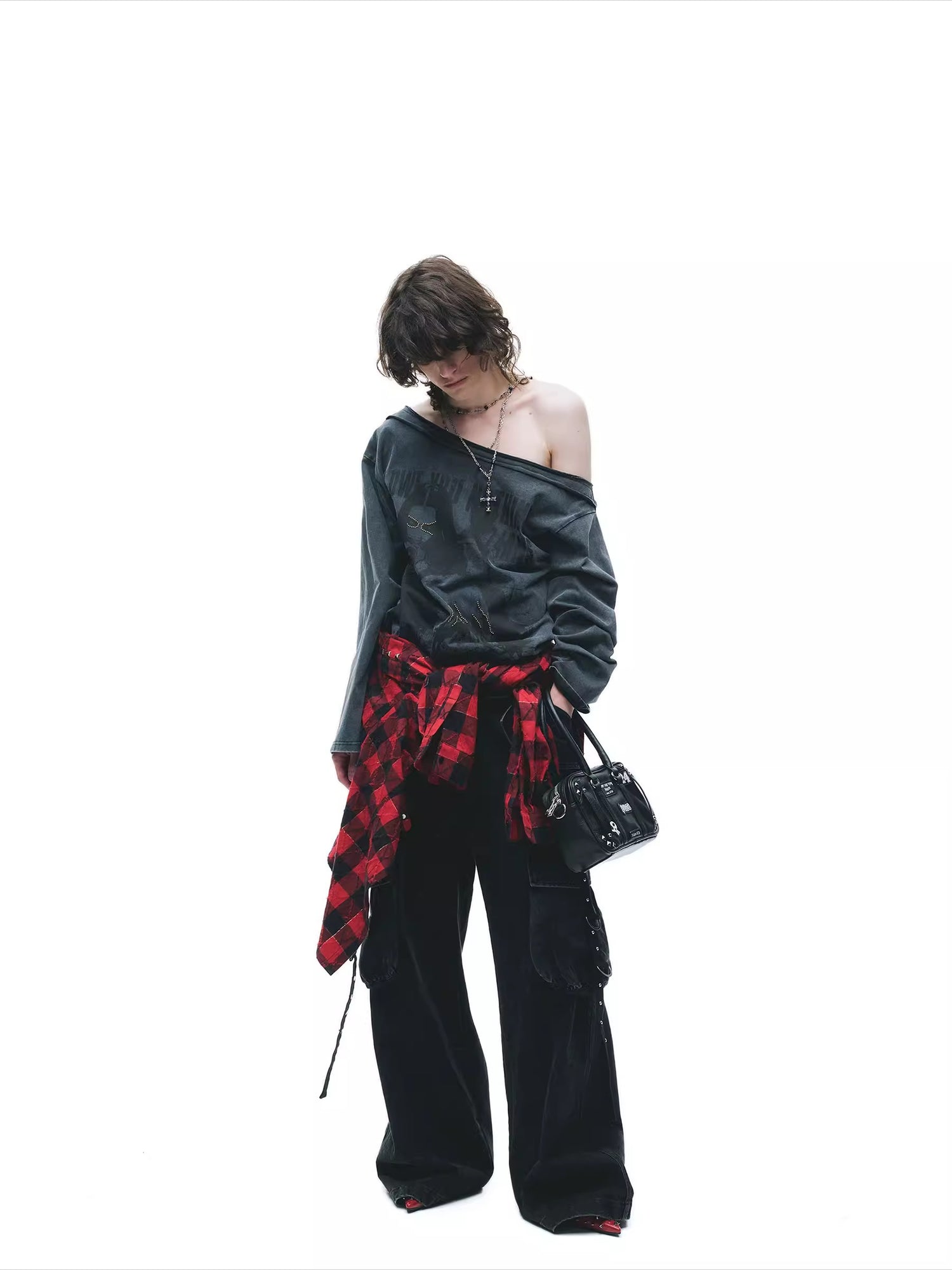 Salt-Washed Grunge Graphic T-Shirt