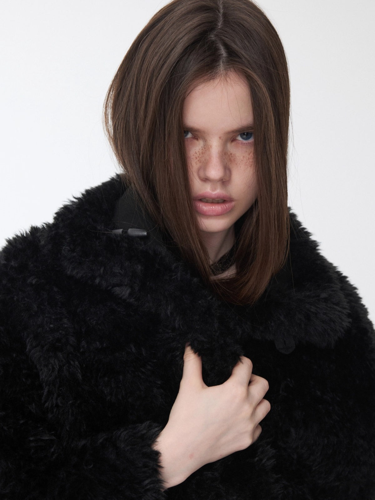 Shearling Reversible Suede Short Jacket