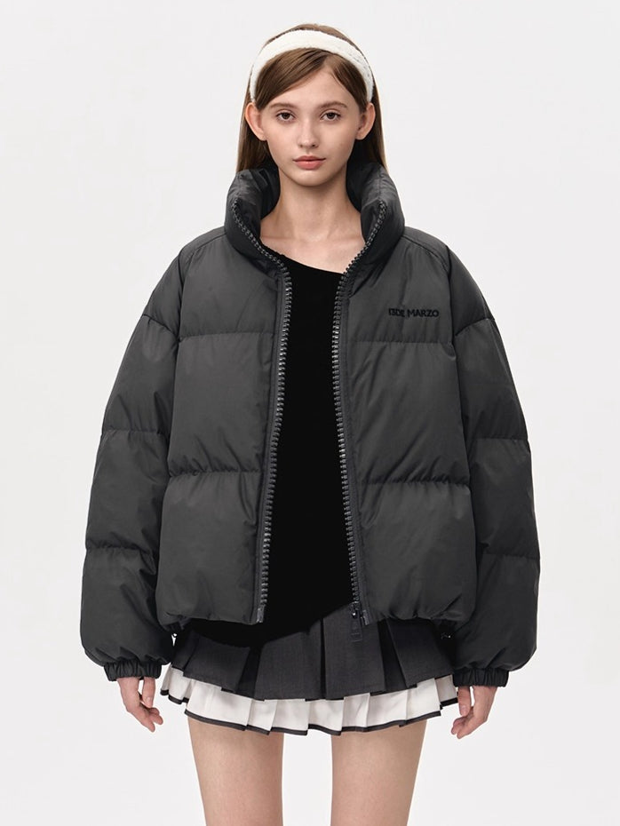 Plush Doll Puffer Down Jacket