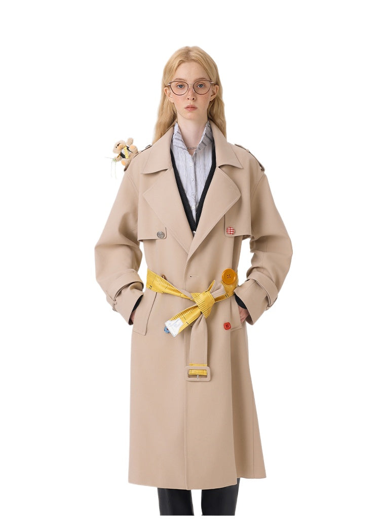Tailor Bear Long Trench Coat