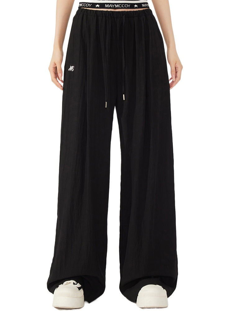 Cool &amp; Breathable Lazy Wide-leg Pants