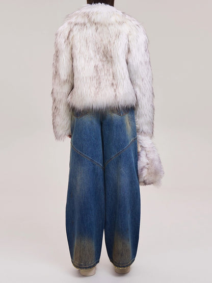 Desert Relic Straight-Leg Distressed Jeans