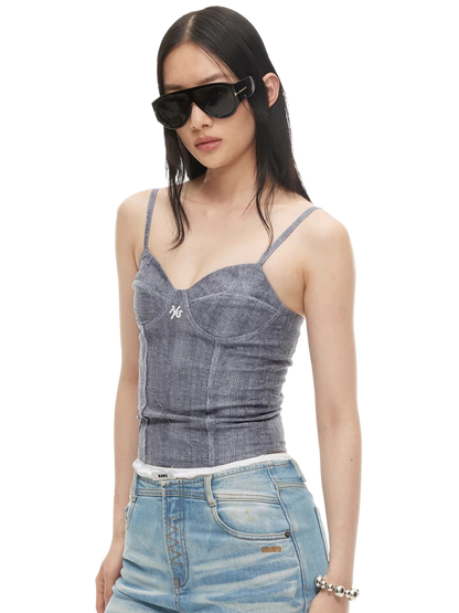 Verona Sculpt Denim Corset
