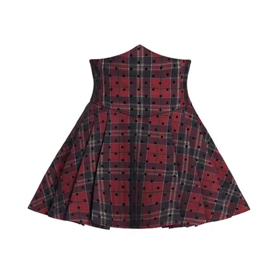 Corset High-Waist Pleated Mini Skirt