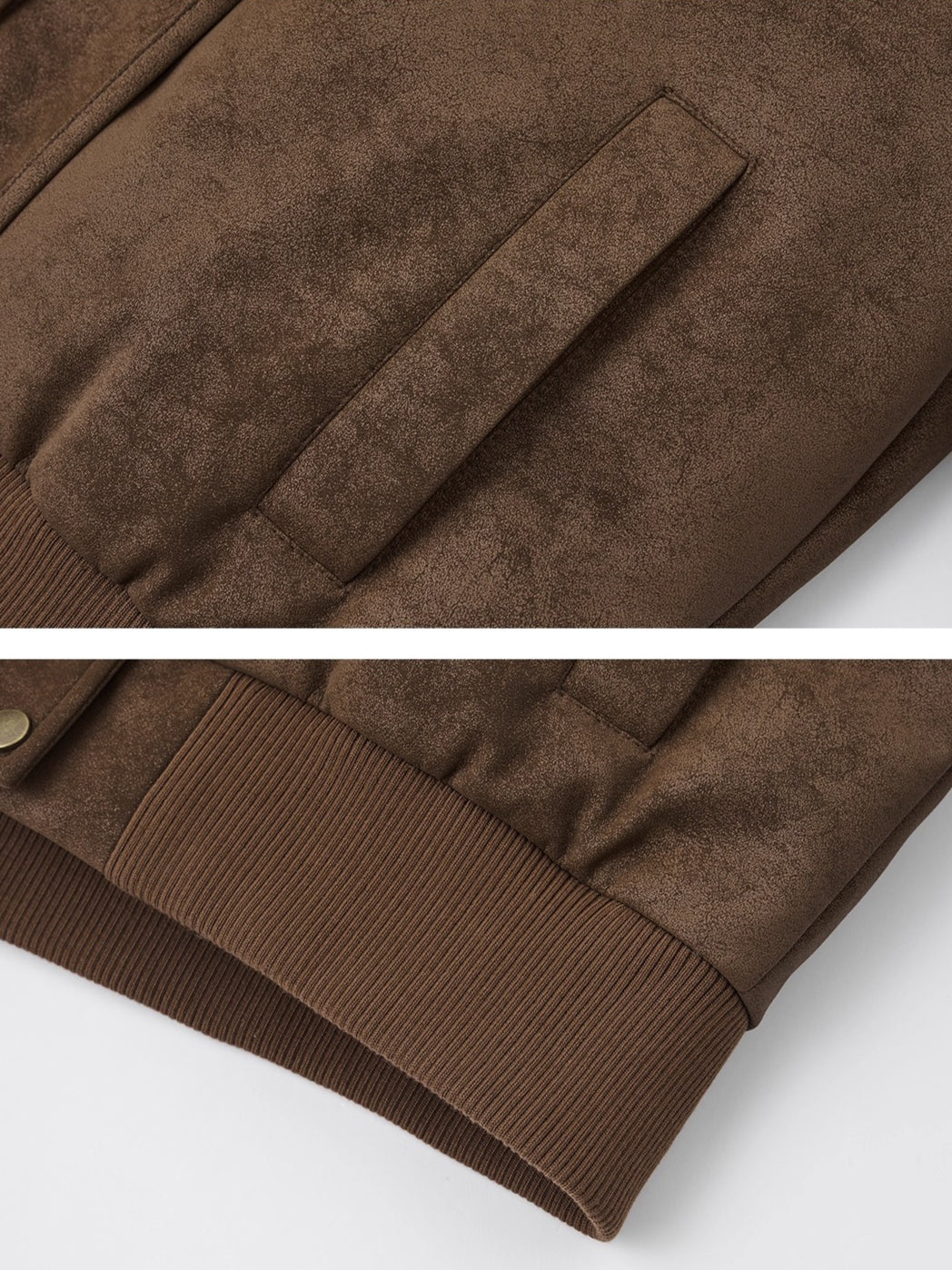 Sailor Faux Leather Down Jacket