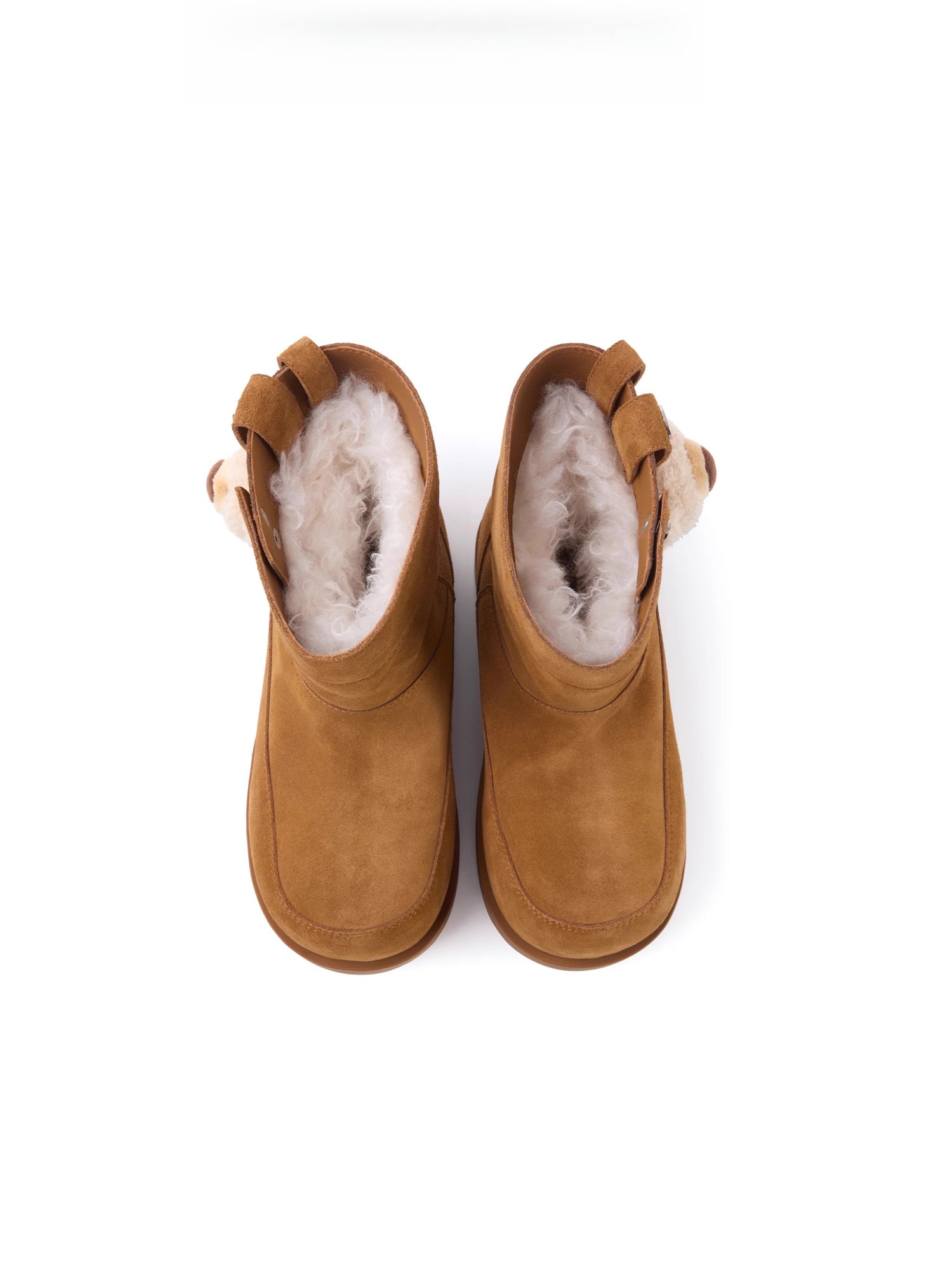 Faux-Fur Lined Platform Snow Boots