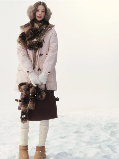 Fuzzy Bambi-Inspired Faux Fur Scarf