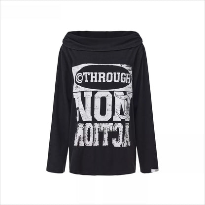 Off-Shoulder Cotton T-Shirt