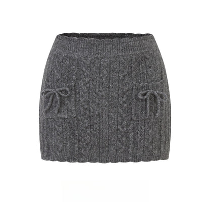 Little Deer Wool Cloud Knit Sweater &amp; Skirt/Shorts Set