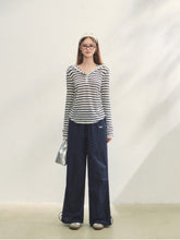 Hollow Embroidery Tie-up Casual Pants - CHINASQUAD