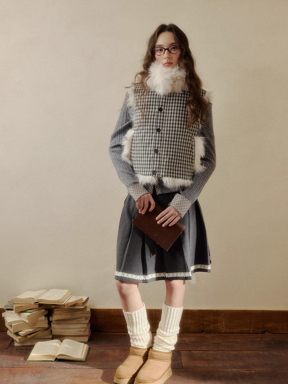 Reversible Fashion Faux Fur Jacket