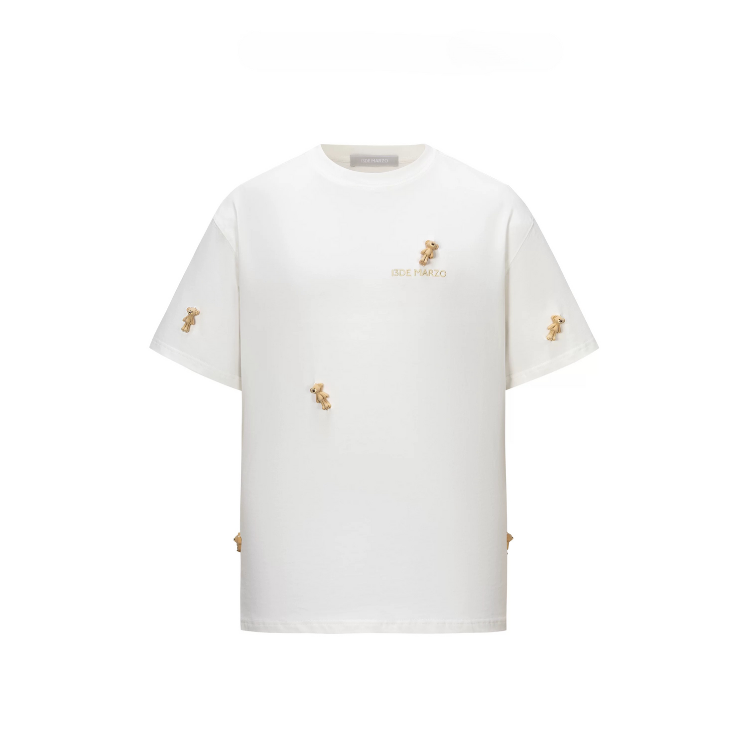 Mini Flocked Bear Oversized T-shirt