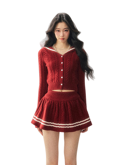 Whispering Evening Breeze Knit Set