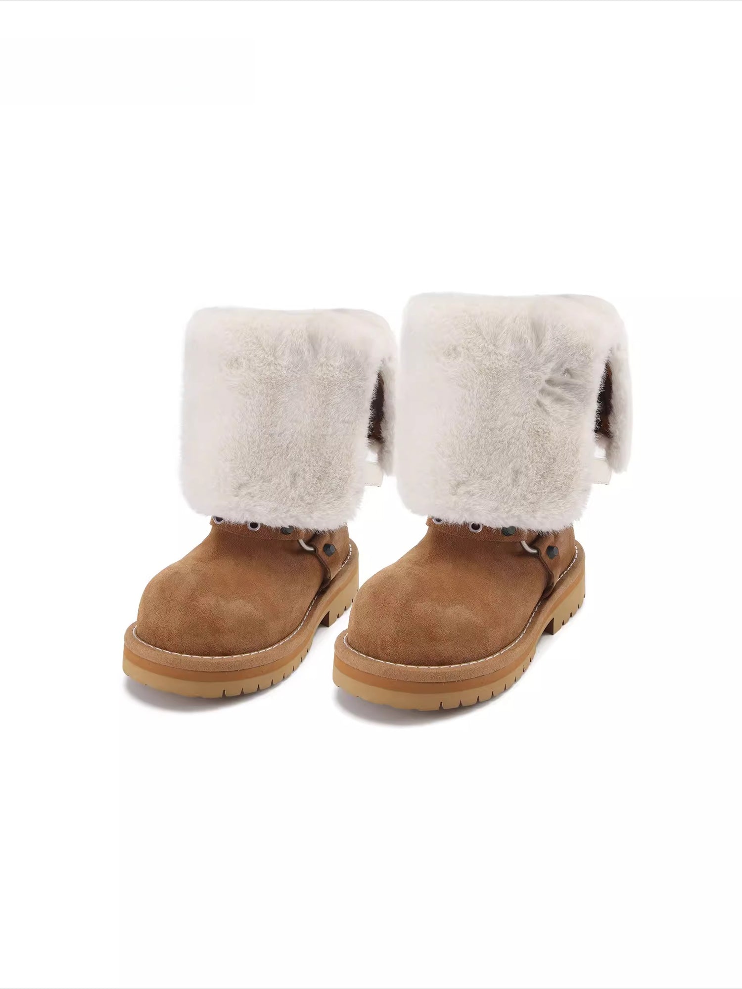 Convertible Fold-Over Knight Boots