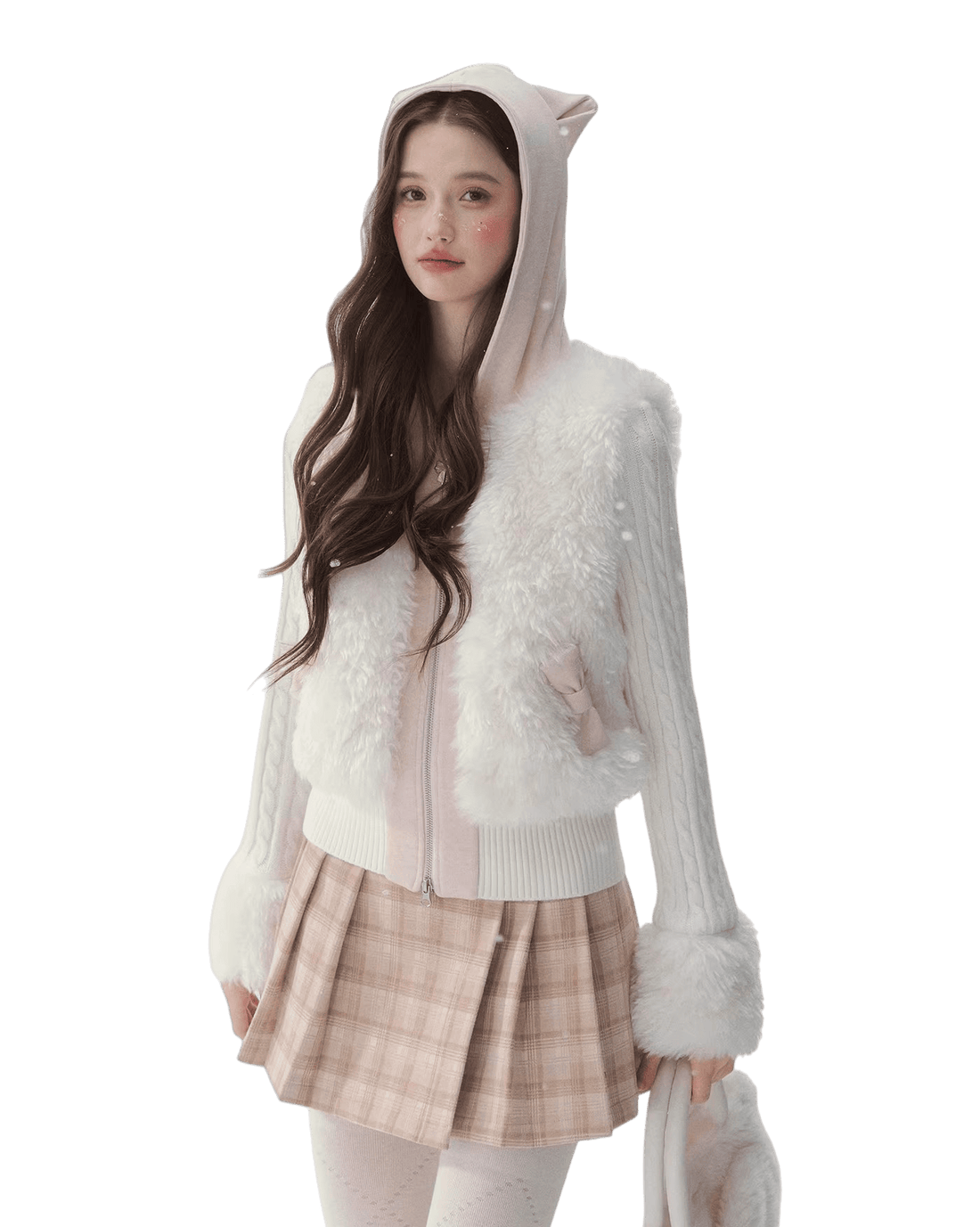 Vintage Patchwork Warm Knit Jacket