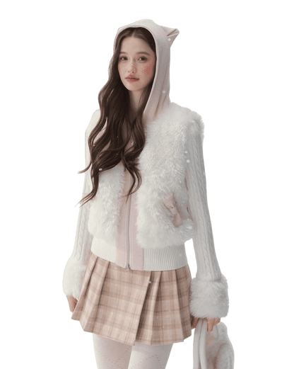 Vintage Patchwork Warm Knit Jacket