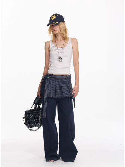 Punk Mesh Strap Tank Top