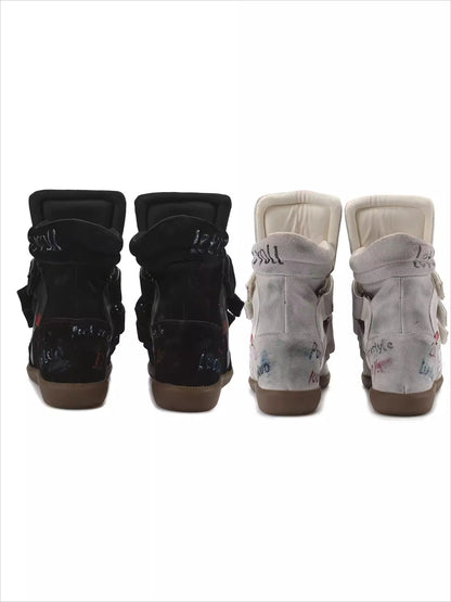 High-Heel Sport Sneakers