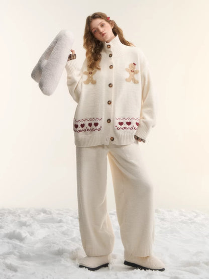 Gingerbread Knit Lounge Sweater &amp; Pants Set