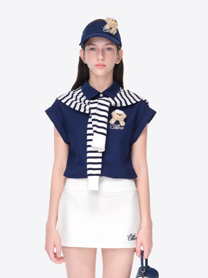 Detachable Shawl Golf Polos