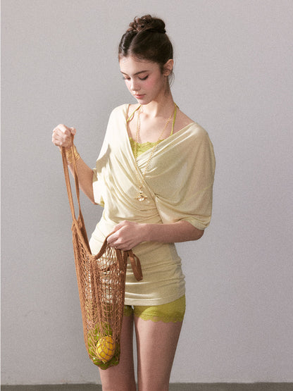 Lyocell Sun-protection Knit Short-Sleeve T-shirt - CHINASQUAD