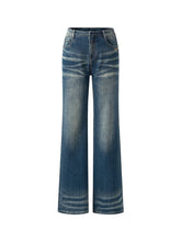 Natural Waist Fitted Straight Jeans - CHINASQUAD