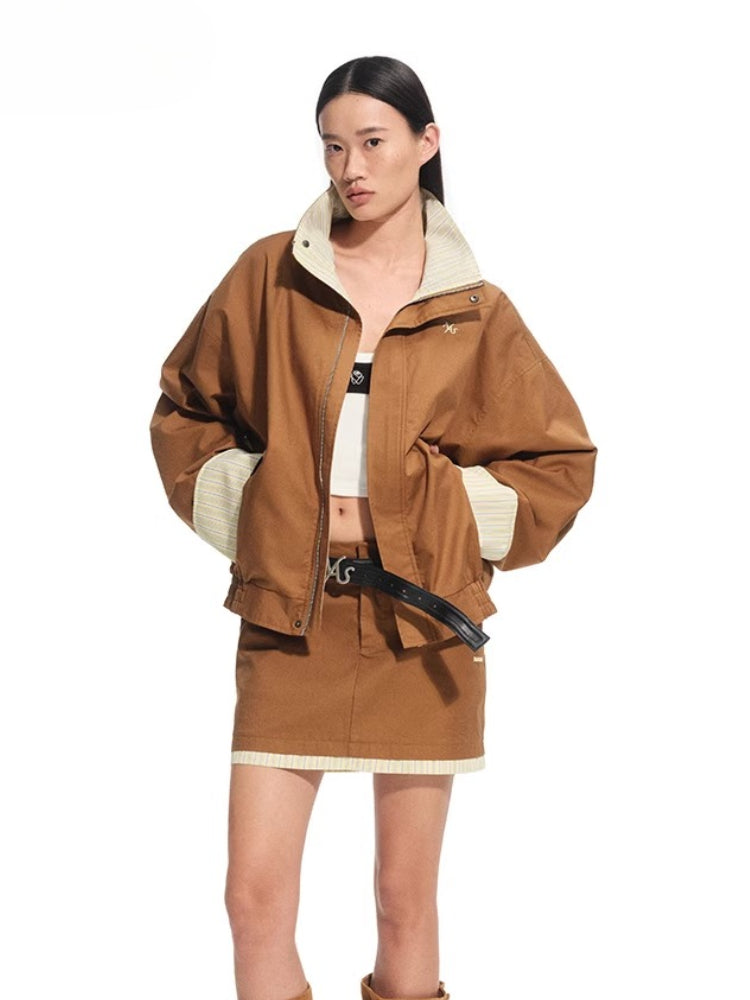 Sea Buckthorn Drop-shoulderJacket