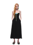 Rose Brooch Corset Maxi Dress 1Jinn Studio