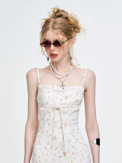 Printed Camisole Maxi Dress