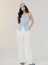 Cool and Drapey Ice Silk Wide-Leg Pants - CHINASQUAD
