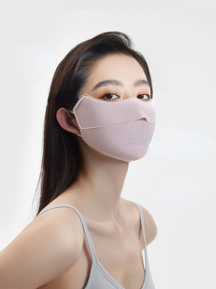 (Zero Feeling Edition) Ice Silk Breathable UV Protection Sunscreen Face Mask