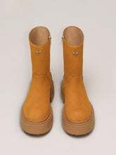 Compass Mode Leather Riding Boots Snow Mountain - CHINASQUAD