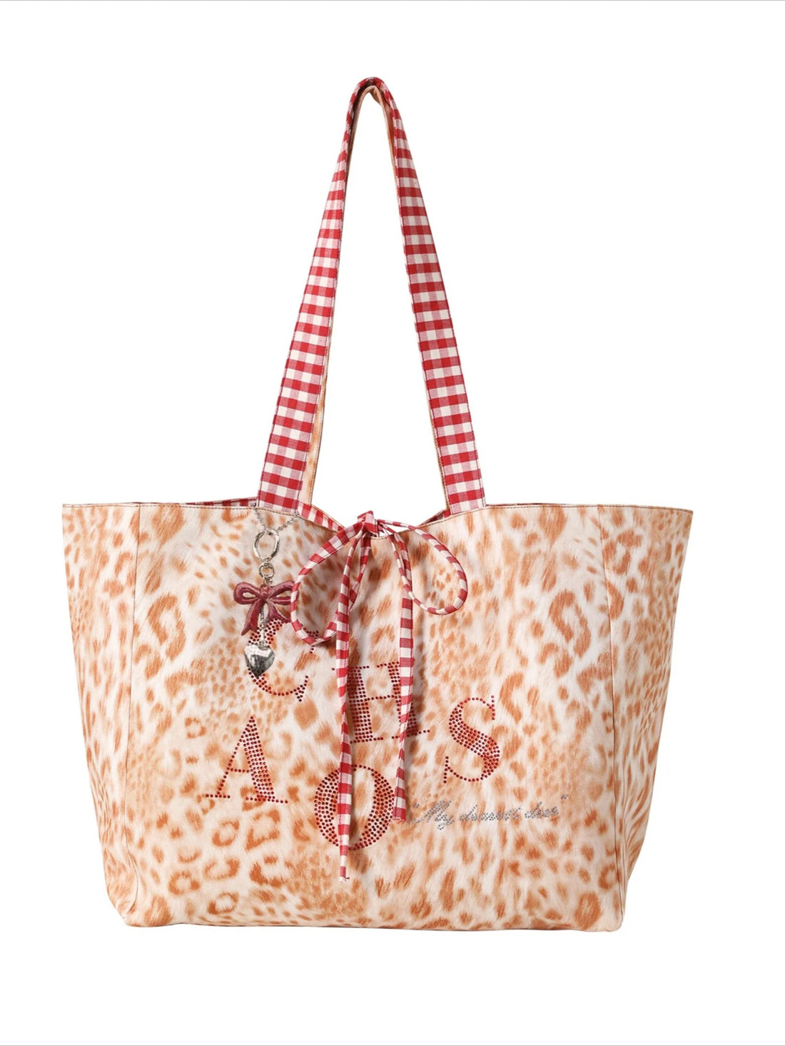 Crystal-Embellished Reversible Large Tote Bag