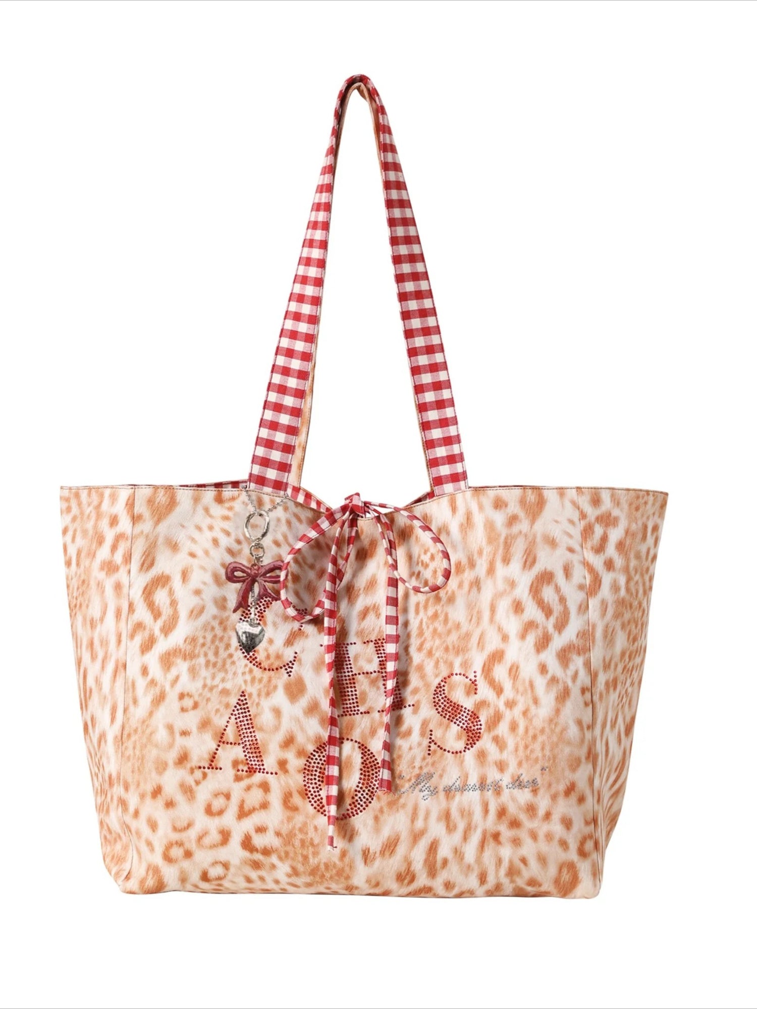Crystal-Embellished Reversible Large Tote Bag