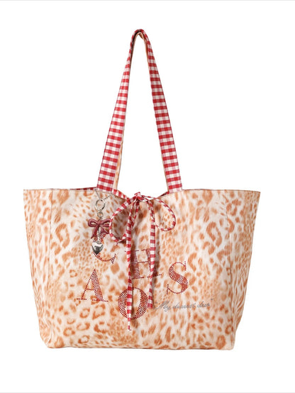 Crystal-Embellished Reversible Large Tote Bag