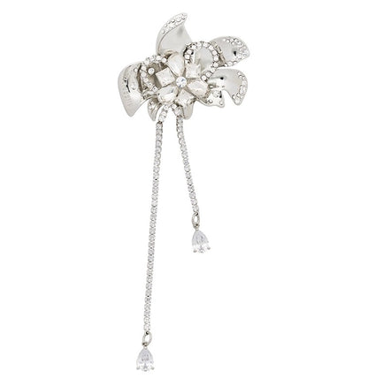 Floral Zircon Blossom Brooch