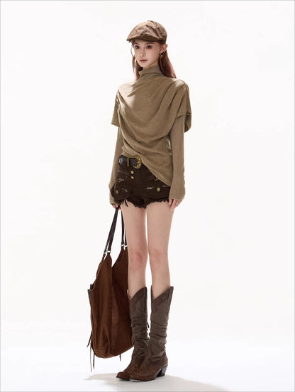 Textured Panel Knit Base Layer