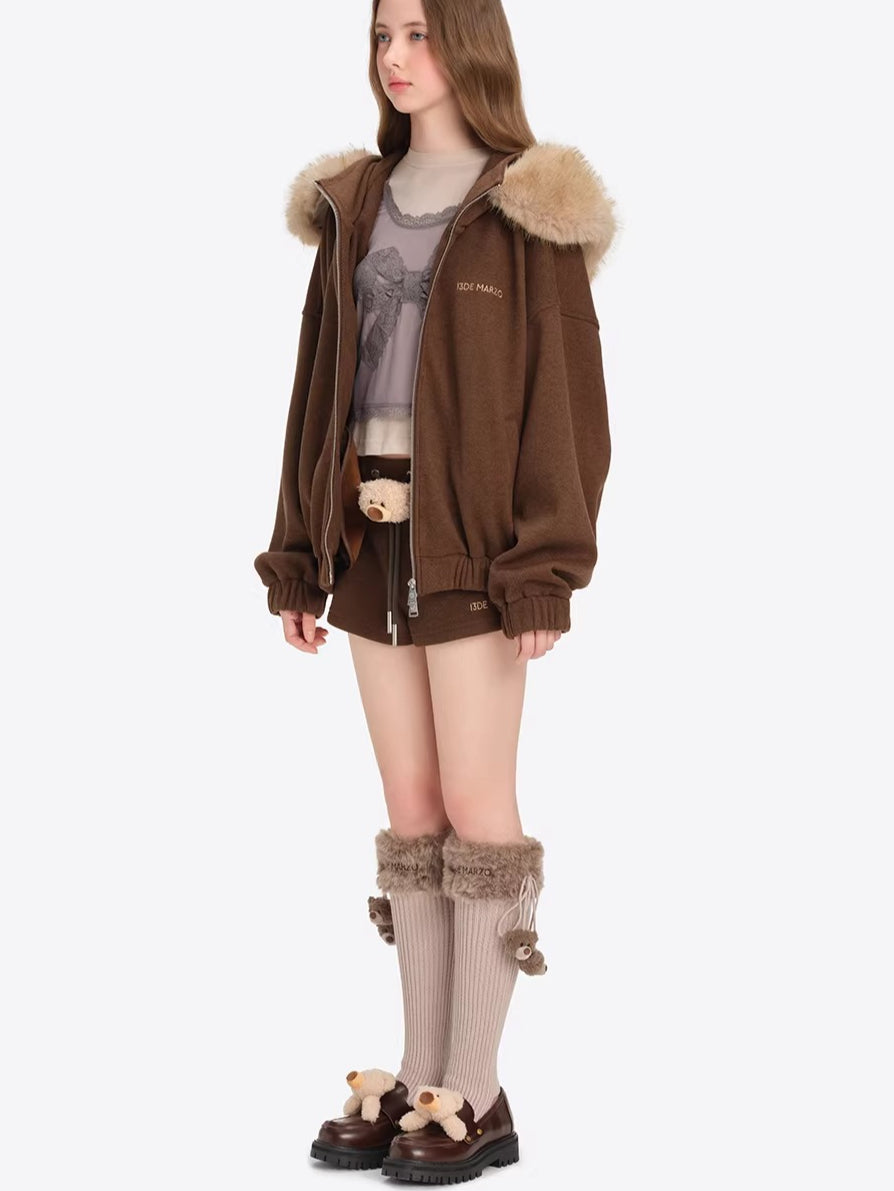 Convertible Mid-Calf Slouch Socks