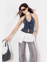 Cross Backless Fishbone Corset V-Neck Tank Top - CHINASQUAD