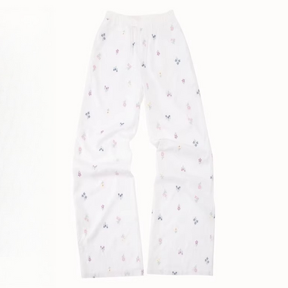 Botanical Linen Embroidered Set