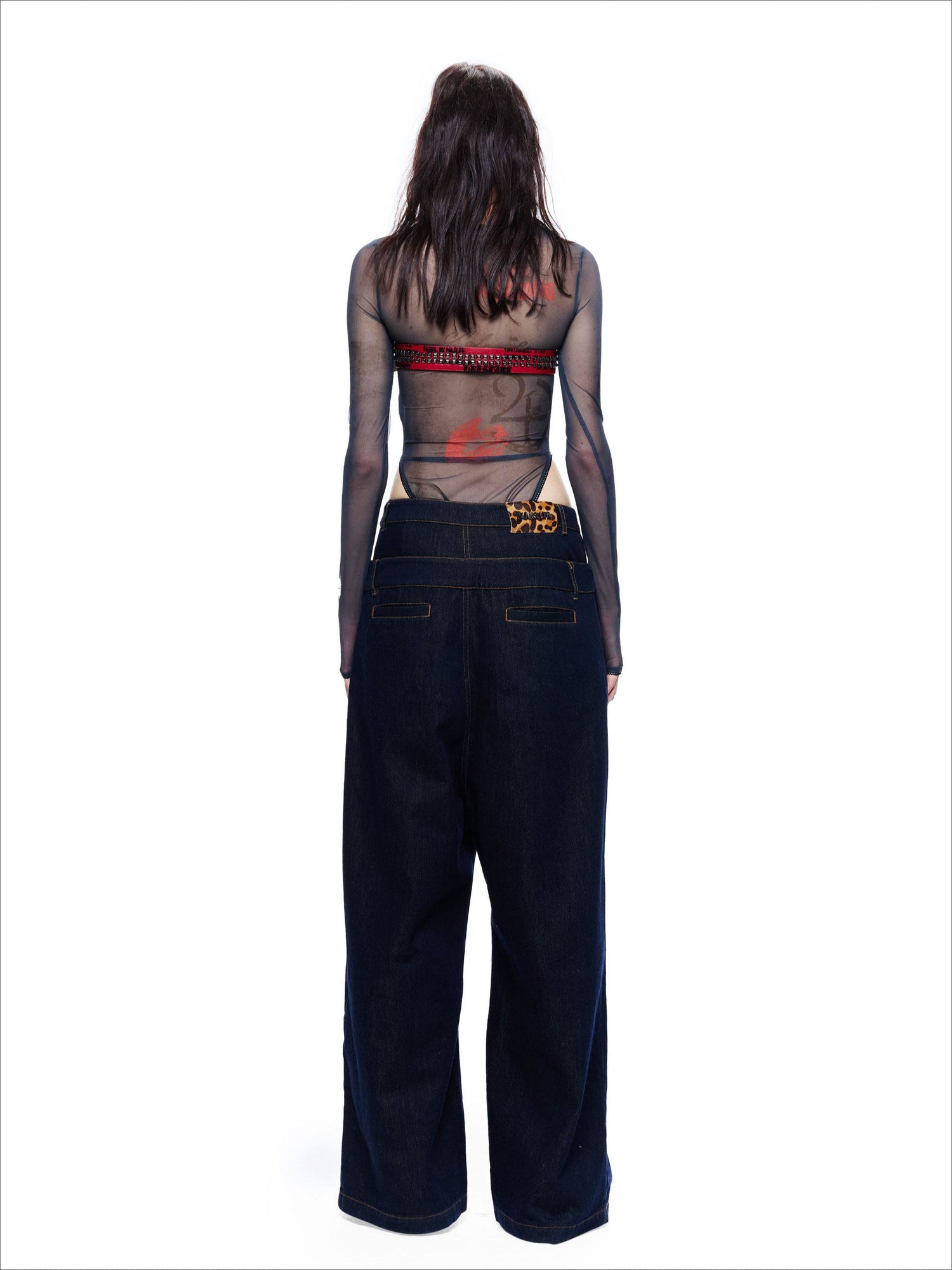 Lace-Trim Printed Base Layer