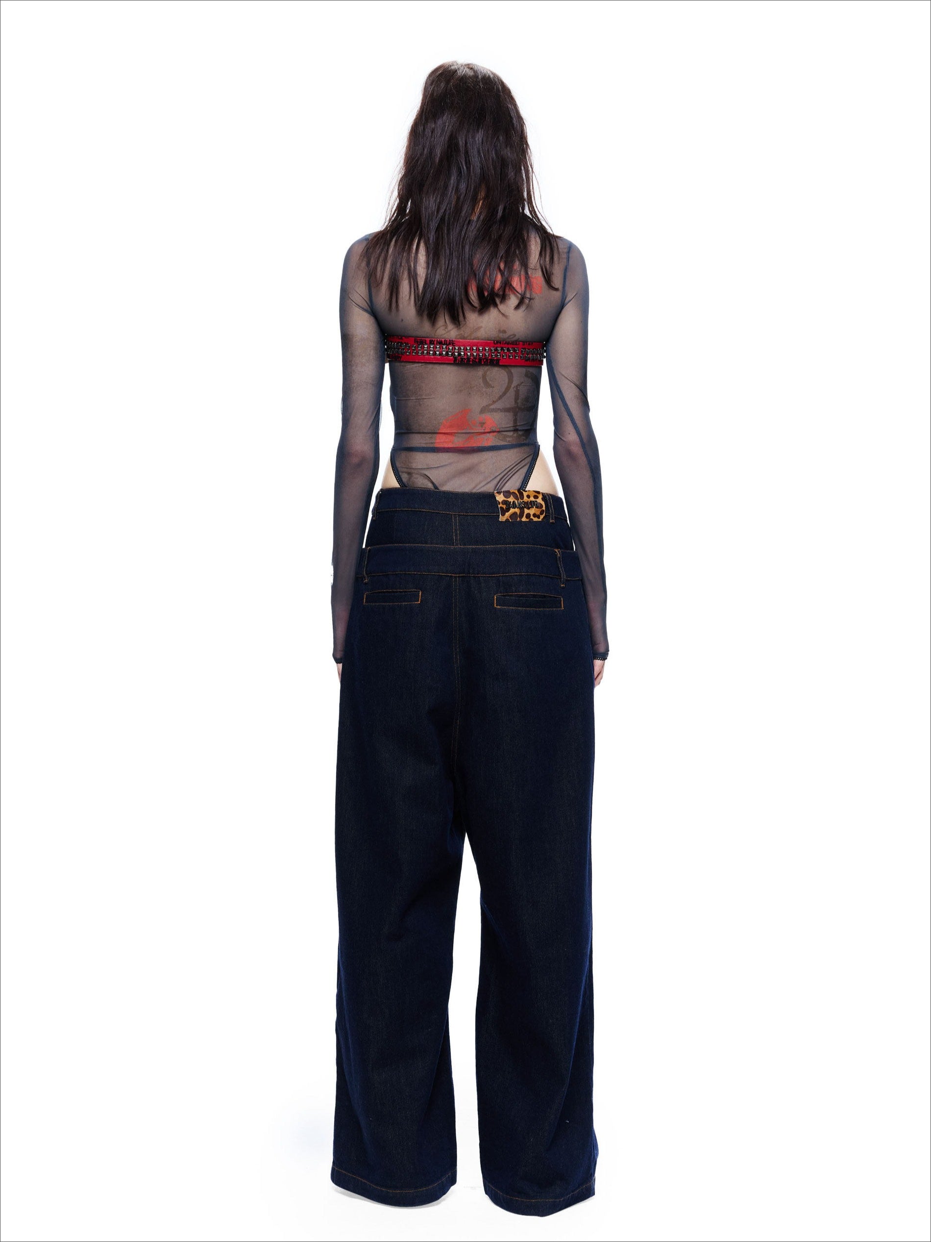 Lace-Trim Printed Base Layer