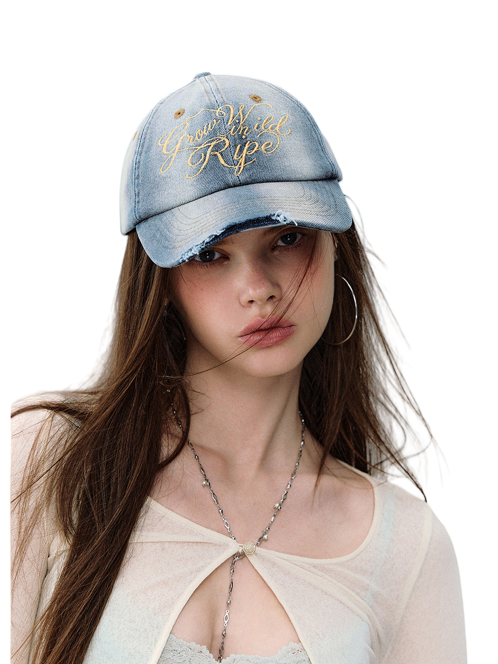 Vintage Washed Denim Cap