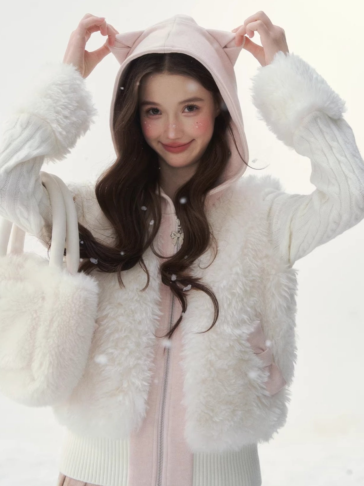 Vintage Patchwork Warm Knit Jacket