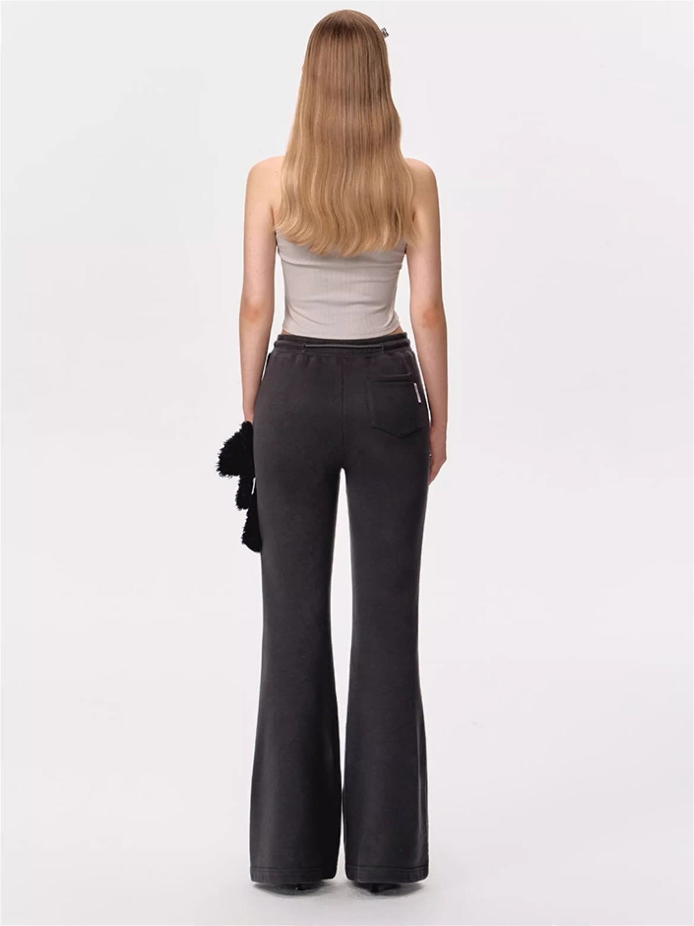 Essential Flared Casual Trousers