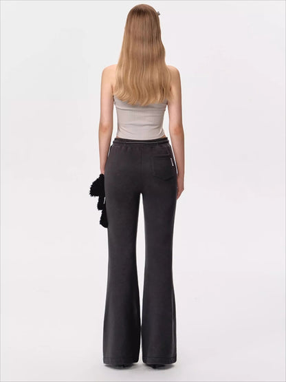 Essential Flared Casual Trousers