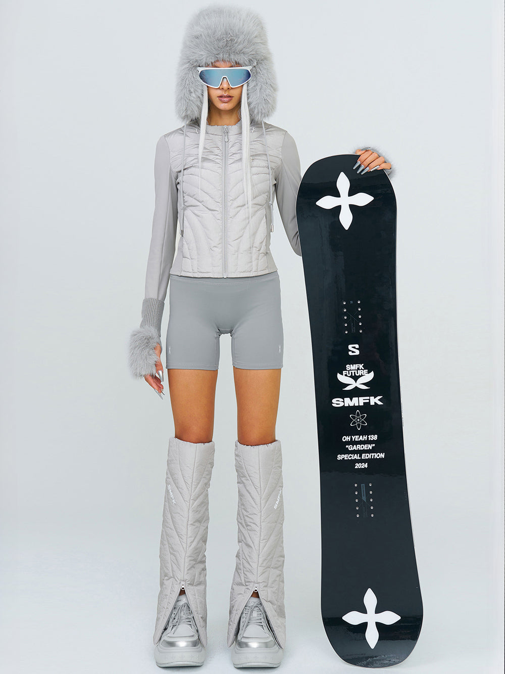 SMFK X SALOMON OHYEAH &quot;BLACK GARDEN&quot; Snowboard